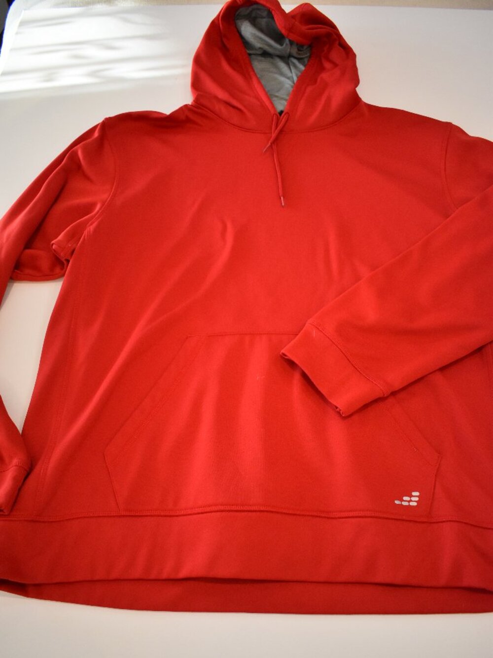 BCG Men's XL Red Performance Pullover Hoodie Athletic Fleece Sweatshirt